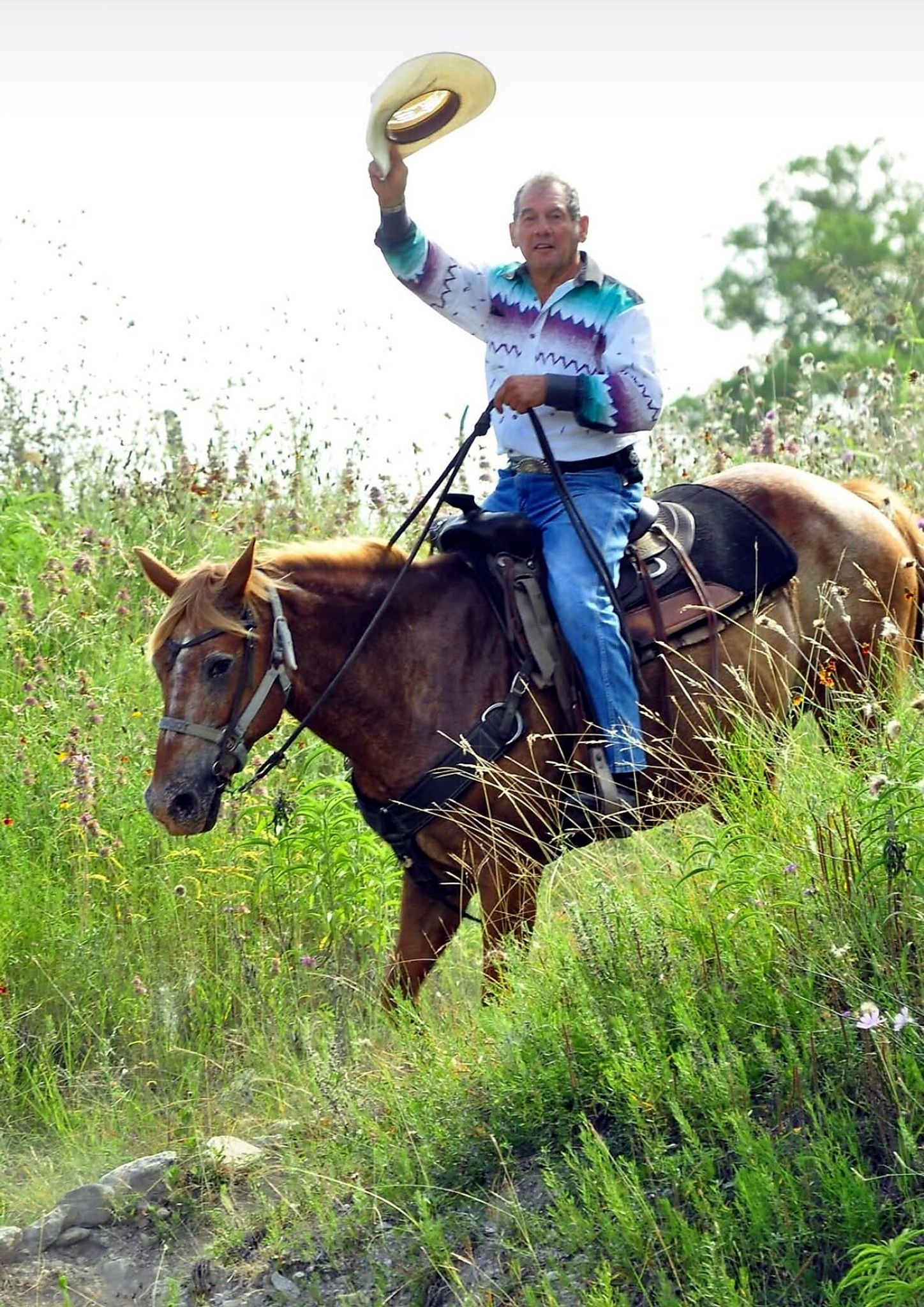 Mr. Jimmy on horseback